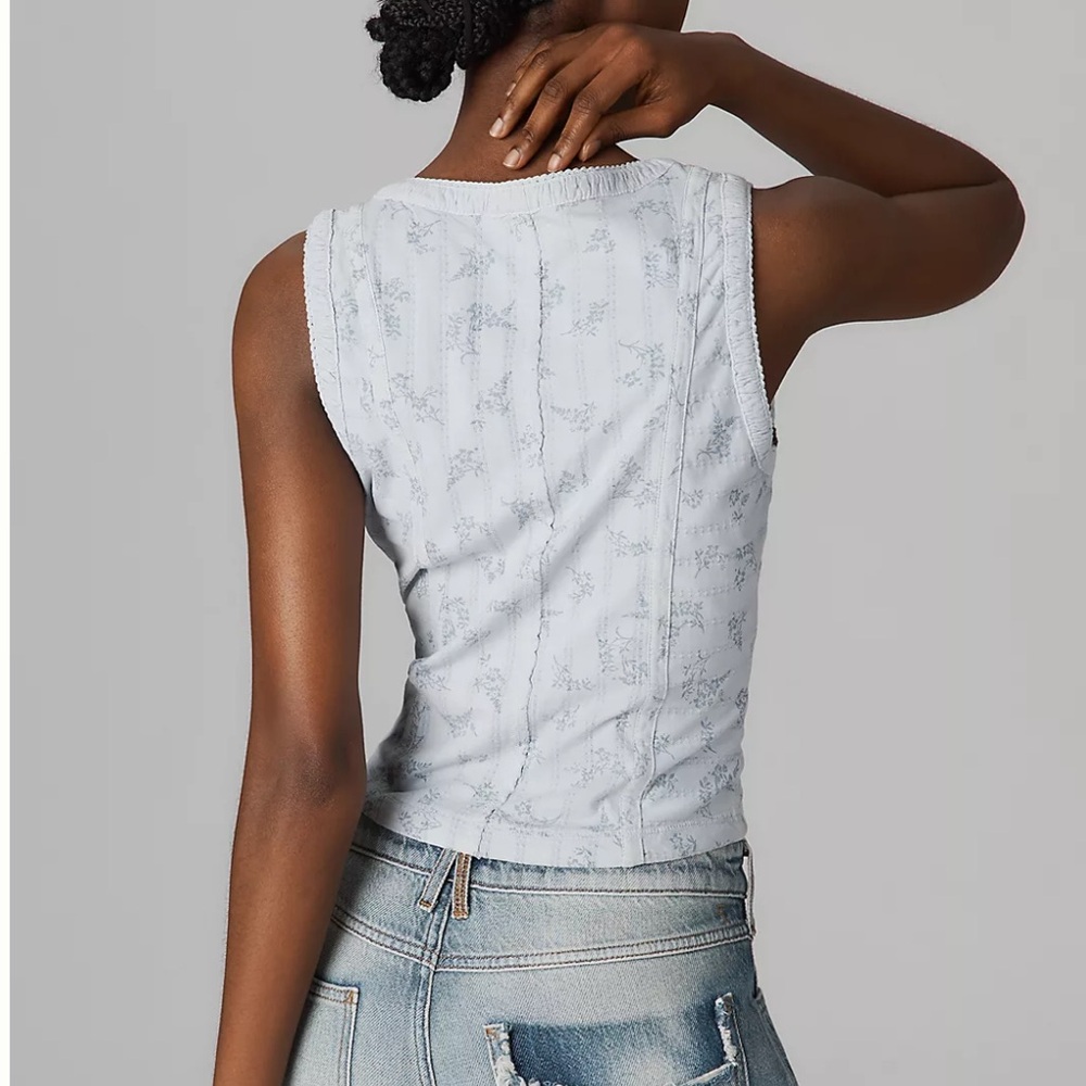 Anthropology NWT Pointelle Tank - Picture 3 of 7